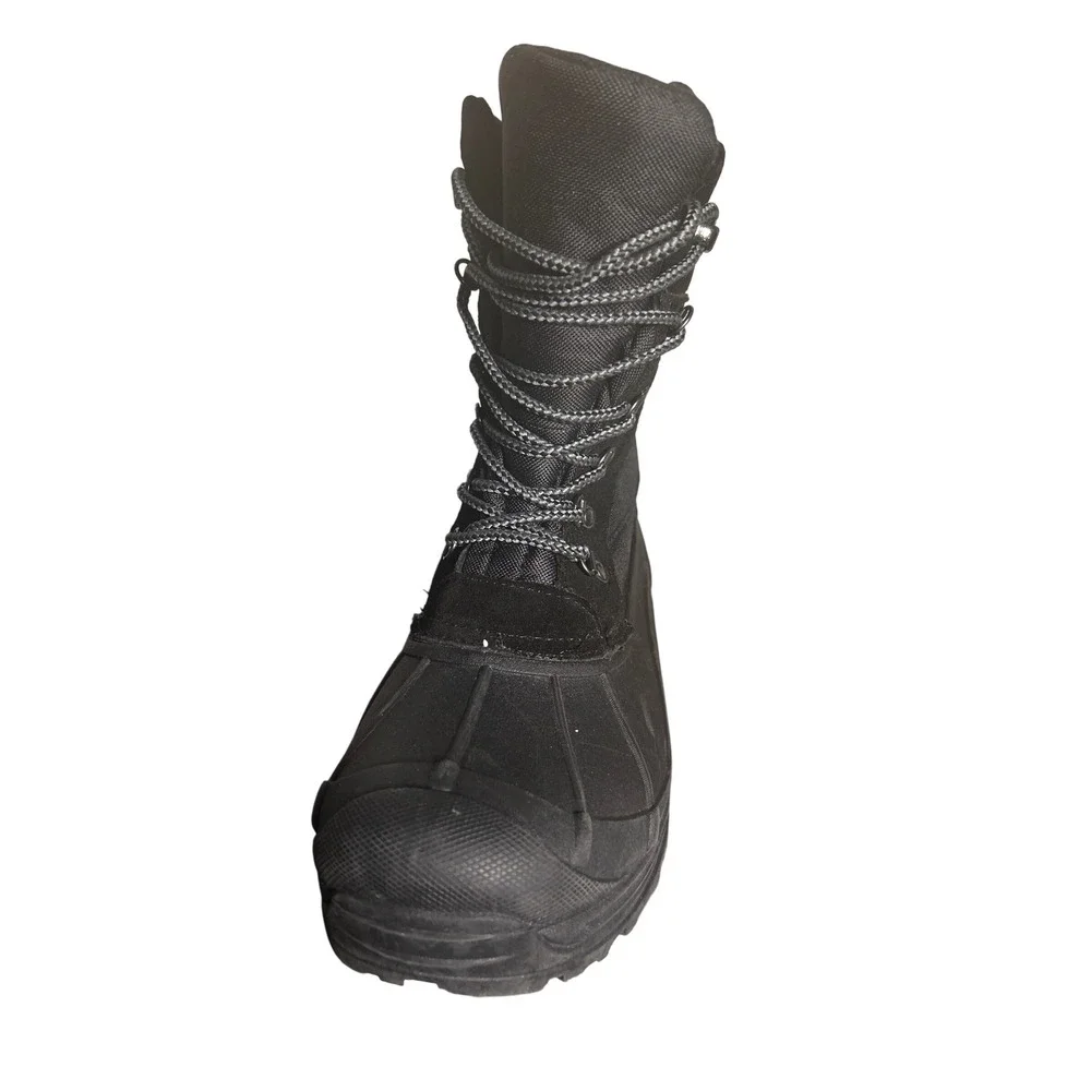 Totes Mens 11 MED Black Winter Snow Boots Cold Weather Outdoor Water Resistant - Picture 6 of 9